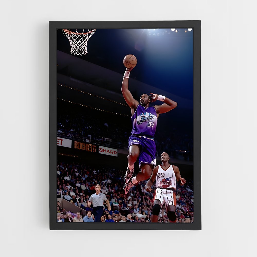 Poster L'Envol de Malone – affiche Basketball (vue 2)